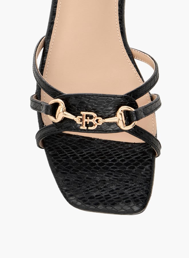 Flora Bella By Shoexpress Women Metal Accent Slip-On Flat Sandals  - Image 4