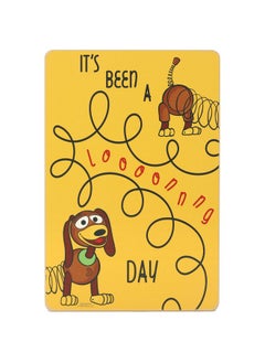 Open Road Brands Disney Pixar Toy Story 4 Slinky Dog Picture - It's Been a Long Day - Funny Toy Story Wall Decor for Kids' Bedroom or Play Room  - Image 1