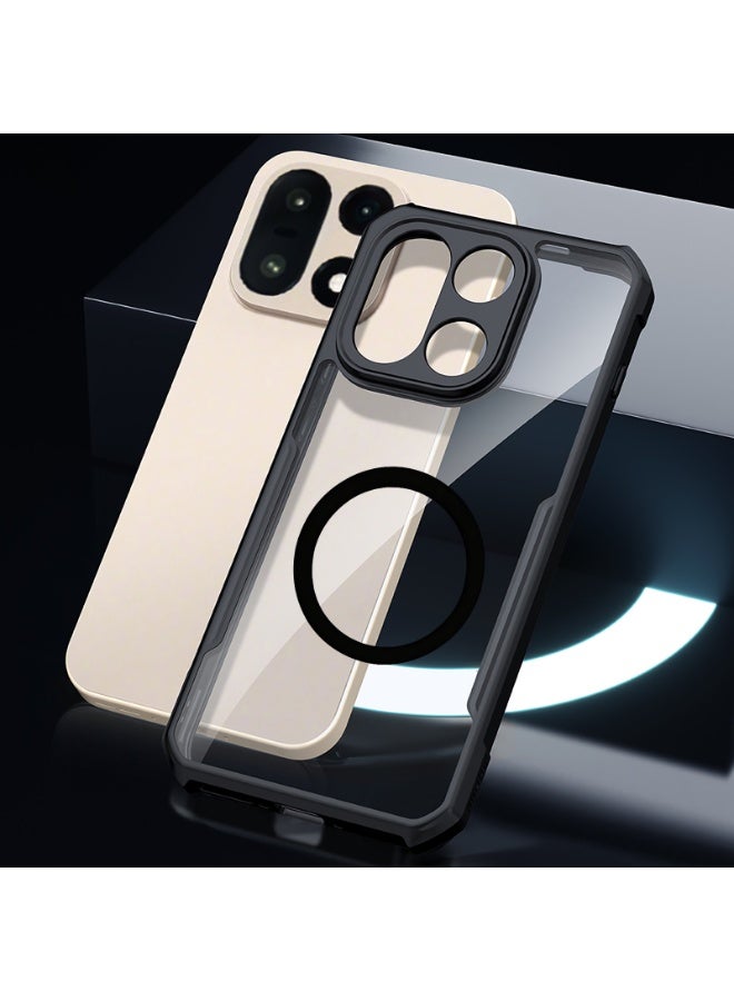 XUNDD for OnePlus 15 Case, Wireless Charging Compatible, TPU+PC Shockproof Mobile Cover, Compatible with MagSafe Magnetic Back Cover, Anti-Fingerprint Matte Semi-Transparent Casing - Image 5