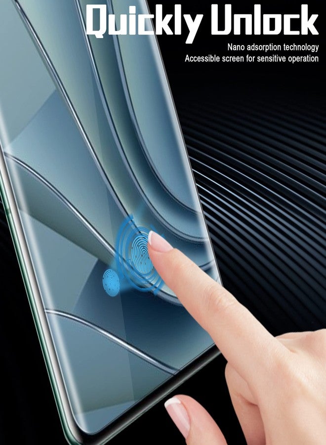 Orzero (3 Pack) TPU Screen Protector Compatible for OnePlus 10 Pro 5G (Not Glass), Protector De Pantalla Premium Quality High Definition Anti-Scratch Bubble-Free - Image 2