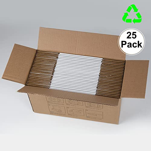 Sodissa 6x4x3 Inches Shipping Boxes Pack of 25, White Corrugated Cardboard Boxes for Small Bussiness - Image 5