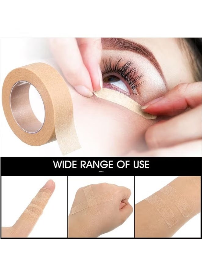 Generic 6 Rolls Flexible Skin Tape Breathable Nose Tape Self Adhesive Gauze Tape for Wound Injuries Swelling Sports, Beige (0.5 in x 10 Yd)  - Image 2