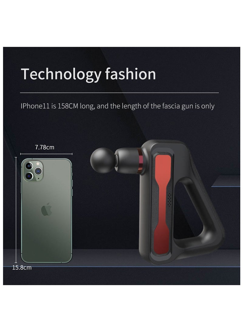 BlueFire Fascia Gun Mini Muscle Massage Gun – Deep Tissue Body Therapy, Portable Aluminium Alloy Electric Massager for Muscle Relaxation, Timing Control, 1800-3200 RPM, 30W Power, Rechargeable 1800mAh Battery - Image 3
