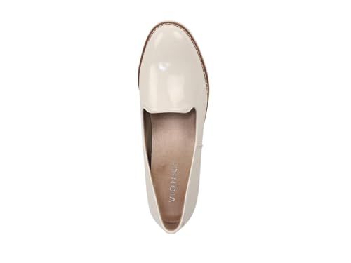 Vionic Womens Aster Willa Wedge Supportive Arch Support Dress Shoes for Women that Include an Orthotic Cream Patent 11 Wide - Image 3