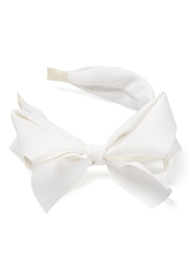 WantGor Bowknot Headbands, Wide Turban Hair Hoops With Knotted Bows - Hair Accessories For Women - Image 2