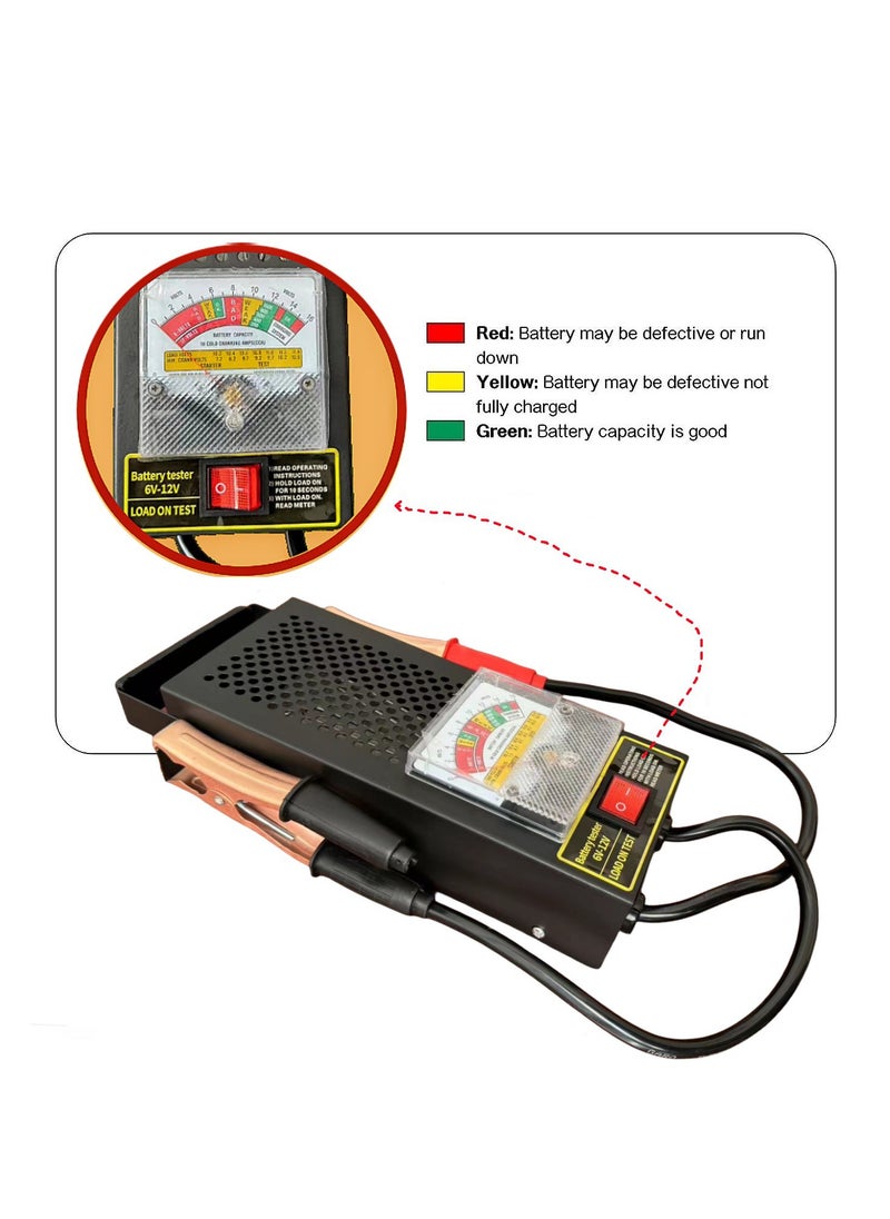 Hihonor - Car Battery Tester 100 Amp 6 And 12 Volt Automotive Load Checker - Image 1