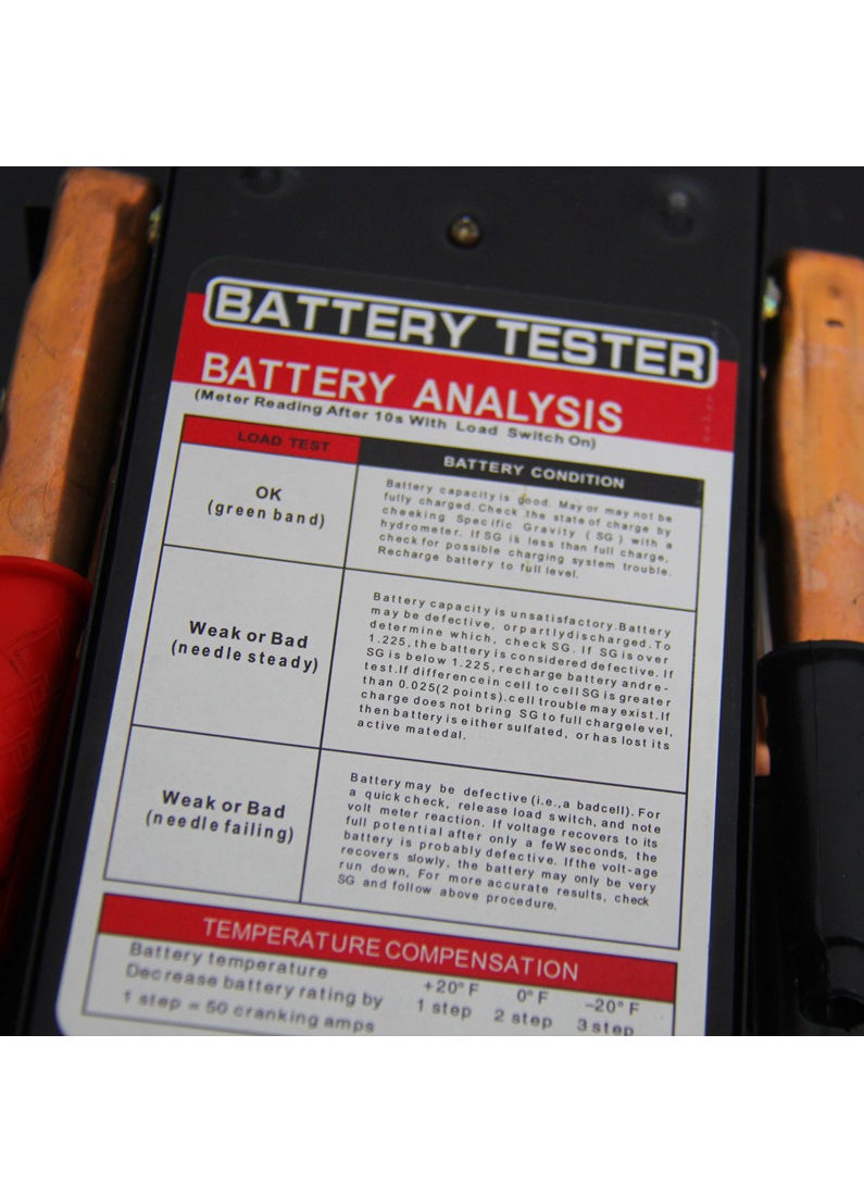 Hihonor - Car Battery Tester 100 Amp 6 And 12 Volt Automotive Load Checker - Image 1