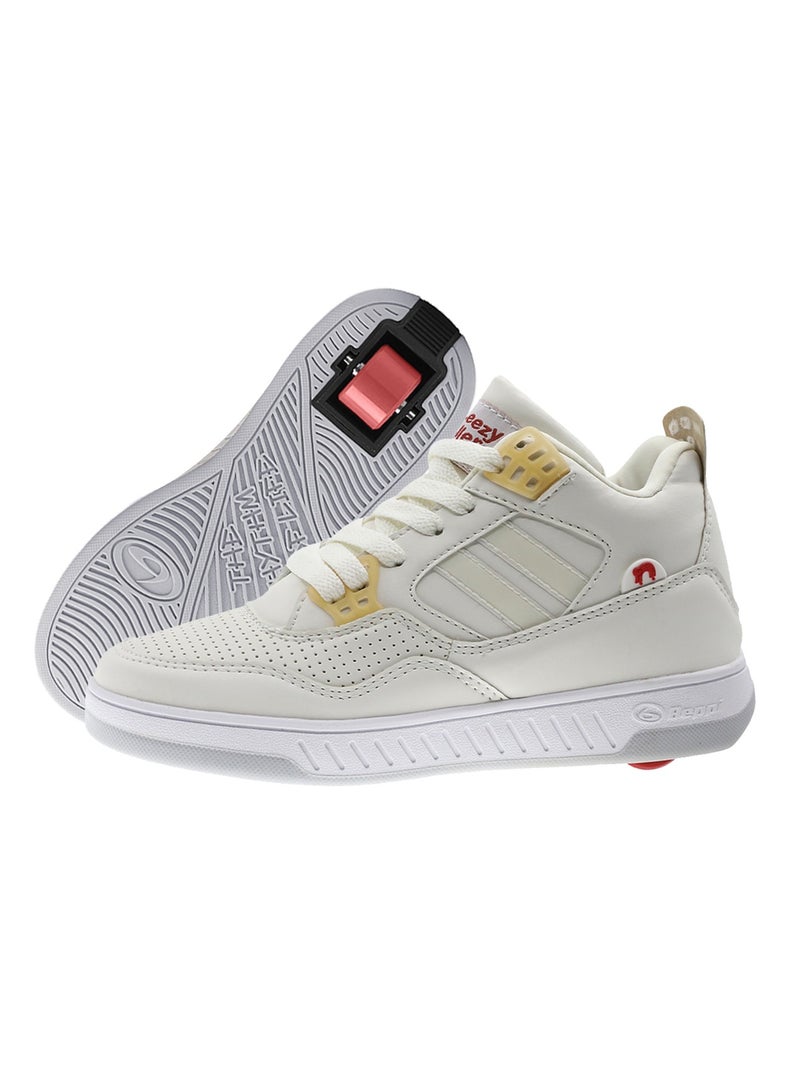 بريزيرولرز أحذية BREEZY ROLLERS بعجلات للأطفال، أحذية رياضية للتزلج على الجليد للأطفال، من أحذية الشوارع للأطفال إلى أحذية التزلج على الجليد في ثوانٍ قليلة، نظام النقر الحاصل على براءة اختراع، مدربون بعجلات للفتيات والفتيان - Image 1