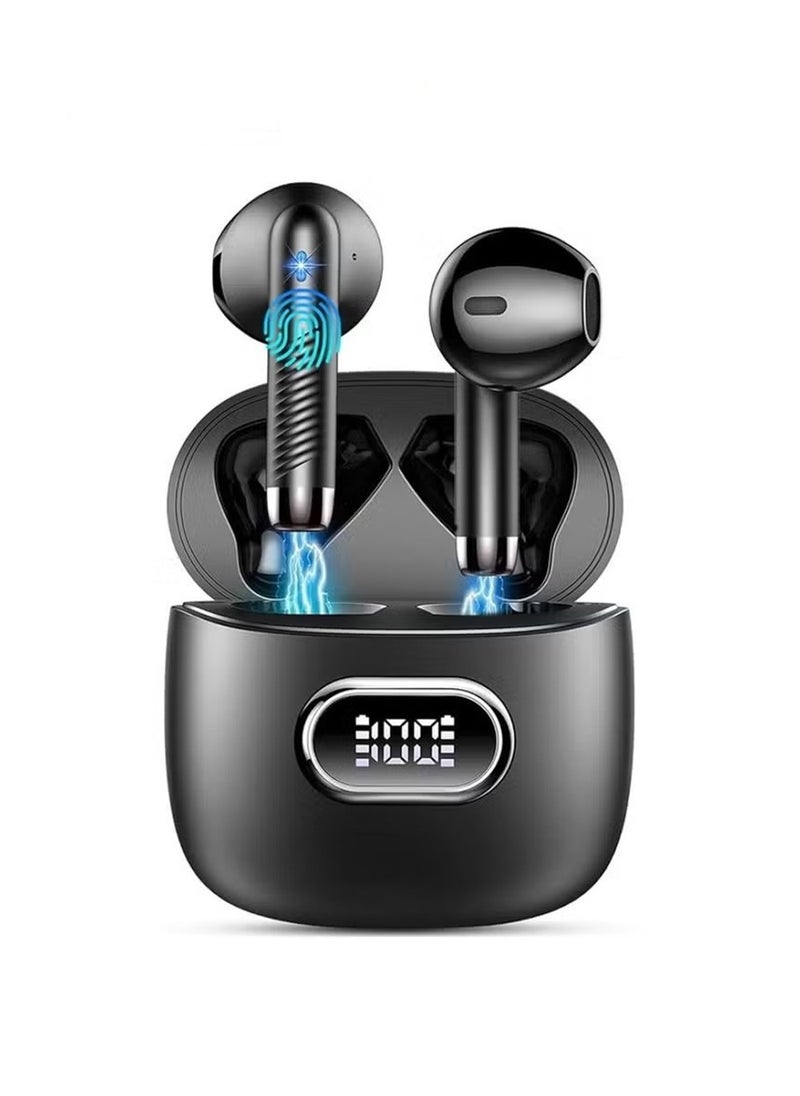 X-level Wireless Earbud, Bluetooth Headphones 5.3 Stereo Bass 42H in-Ear Earphones 2024 Noise Cancelling Ear Buds 4 ENC Mic Call Bluetooth Earbud USB-C LED Display IP7 Waterproof Sport Headset for Android iOS  - Image 1
