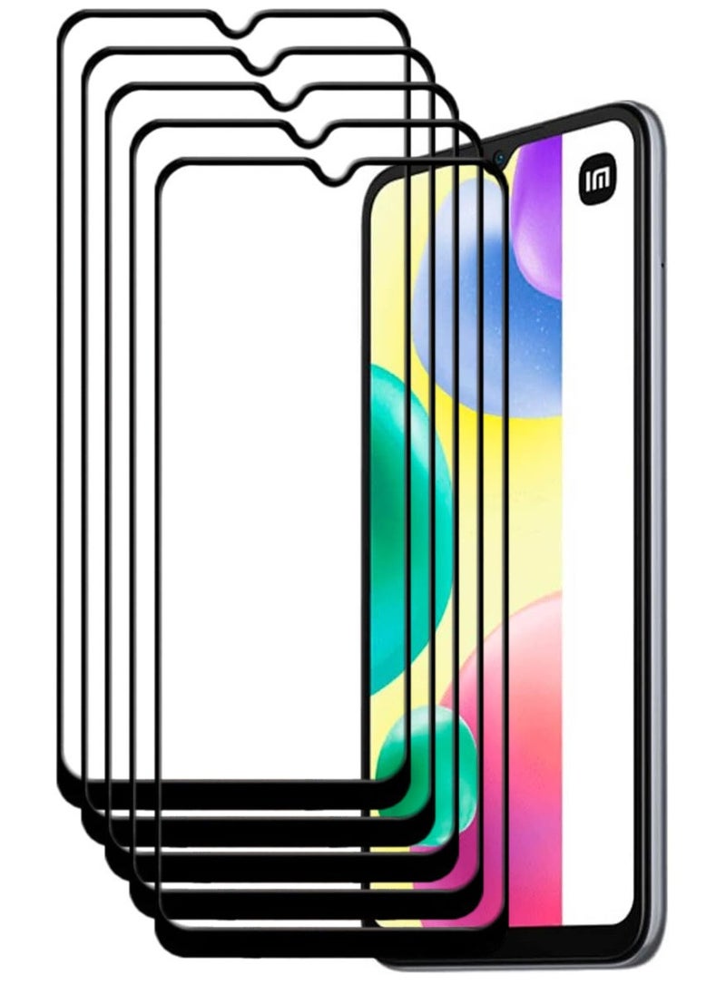 ACLIX 5 Pieces Antistatic ESD Dustproof Premium Quality High Definition Tempered Glass Screen Protector Designed For Xiaomi Redmi 10A - Image 1