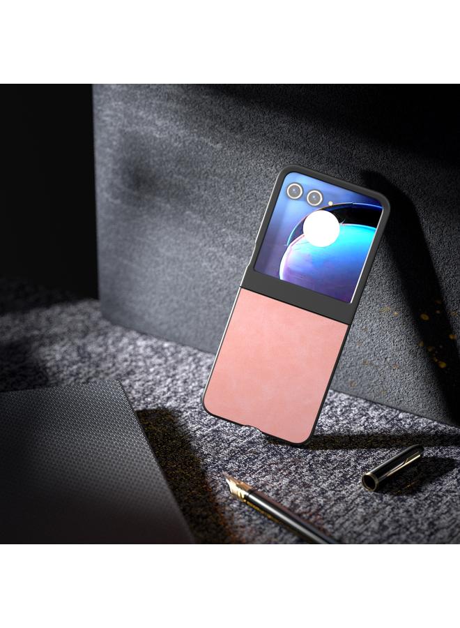 اس-توب جراب لهاتف Motorola Razr 50 مصنوع من جلد البولي يوريثان غير اللامع - Image 3