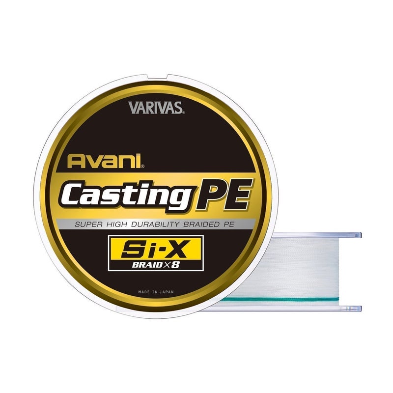 VARIVAS Avani Casting PE Si-X X8 Fishing Line, 8-Strand Braided PE Line, 300m, 92lb Test, for Casting, Jigging, Saltwater - Image 1
