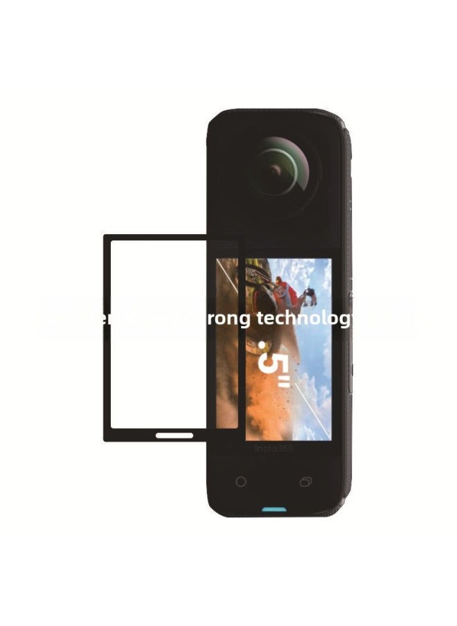Generic - For Shadow Stone Insta360 X4 Tempered Film Insta360 X4 Composite Soft Film Shadow Stone X4 Hydrogel Film-Color:Insta360 X4-Dimensions:Composite Material Full Glue Black (2 Pieces With Plastic Box Packaging) - Image 1