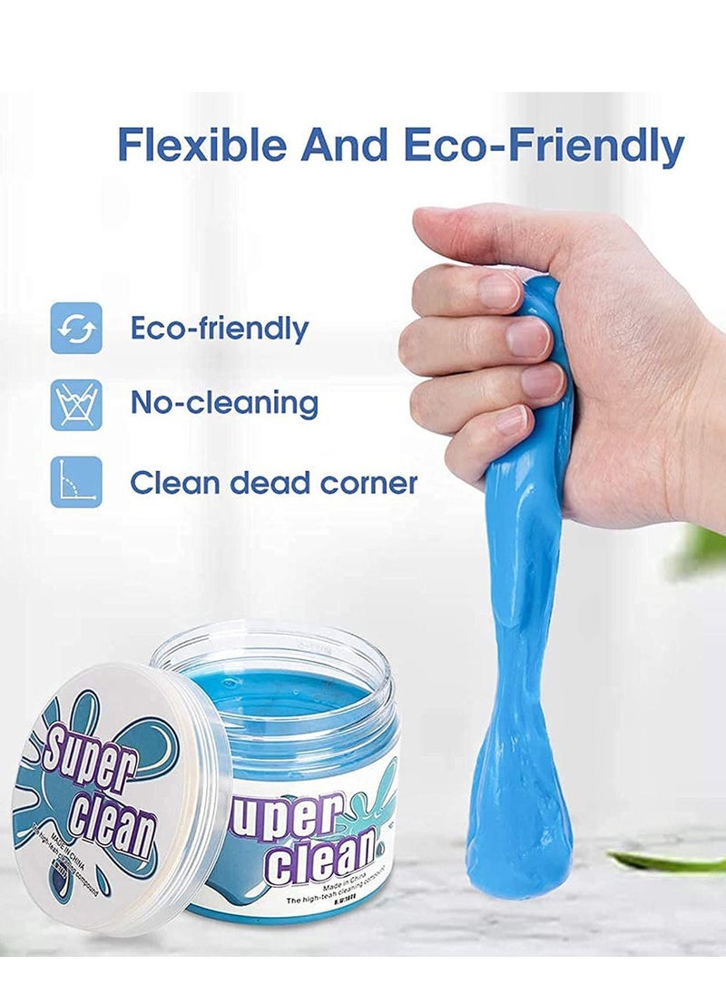 Generic - Dust Cleaning Mud,Cleaning Gel for Car,Keyboard Cleaner Universal Sticky Slime for Cleaning Goop Magic Dust Cleaner Gel for Laptops,Car Vents,Printers Calculators - Image 1