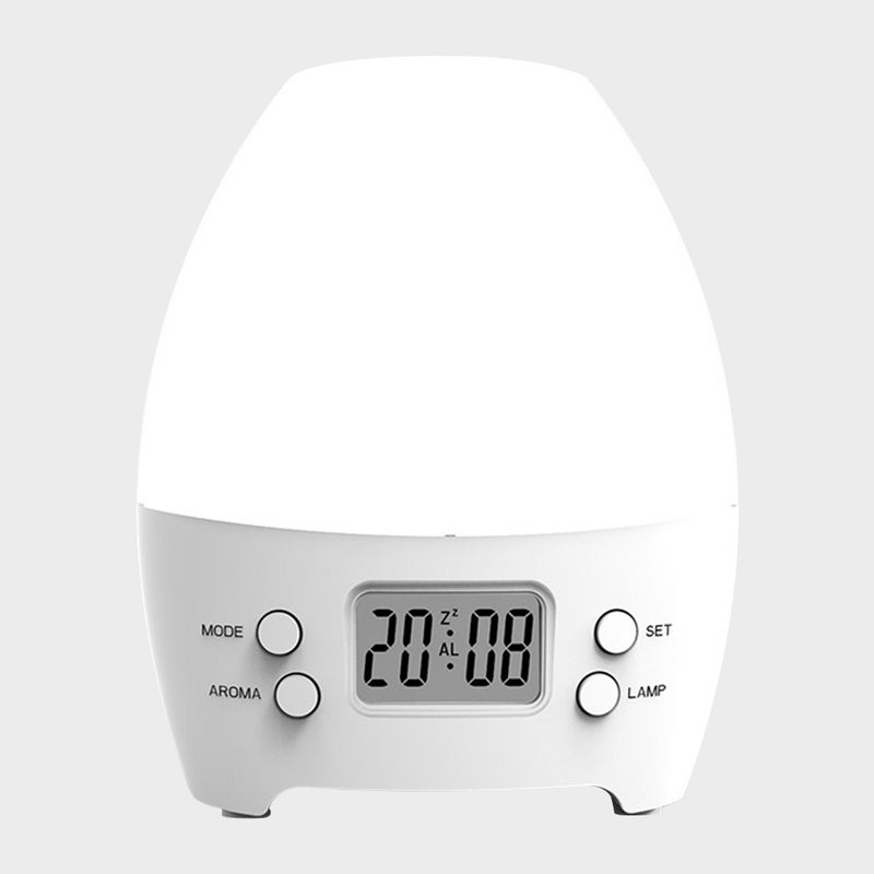 3-in-1 Alarm Clock Aromatherapy Diffuser Colorful Night Light with LCD Display Screen for Kids’ Bedroom Living Room Study Room - Image 1