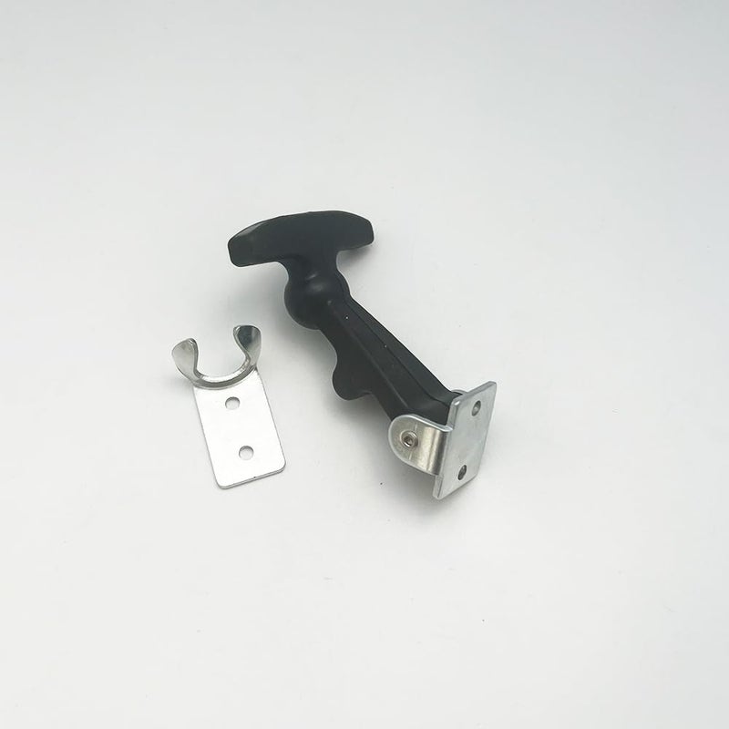 Flexible Rubber Hasp Latch 2pcs Heavy-Duty Flexible Closure - T-Handle Design Tool Box Latch for Vehicle Hood And Outdoor Storage Cases - Image 5