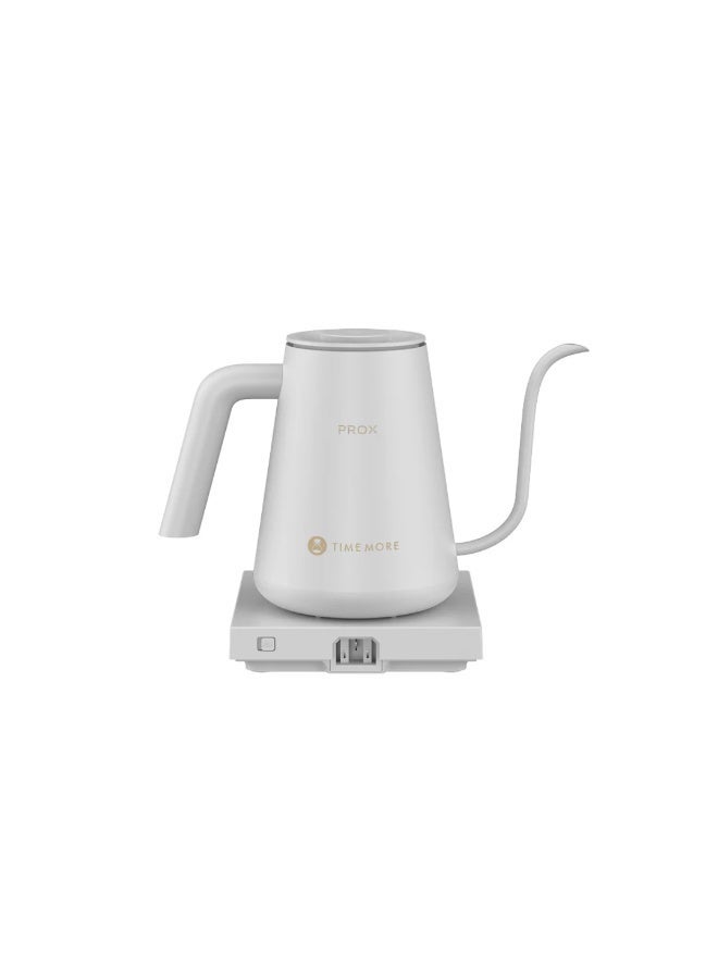 TIMEMORE Stainless Steel Fish Pro X Smart Electric Pour-Over Kettle 900 ML White - Image 2