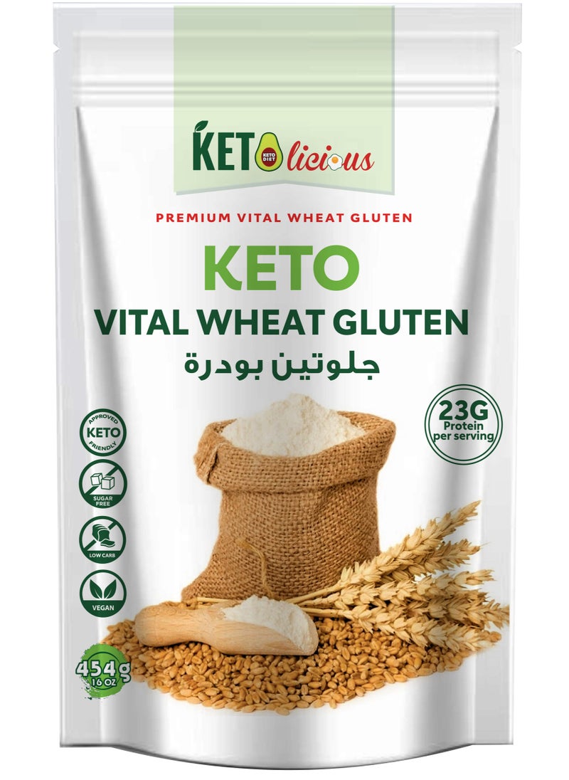 Ketolicious Vital Wheat Gluten - 454gm  - Image 1