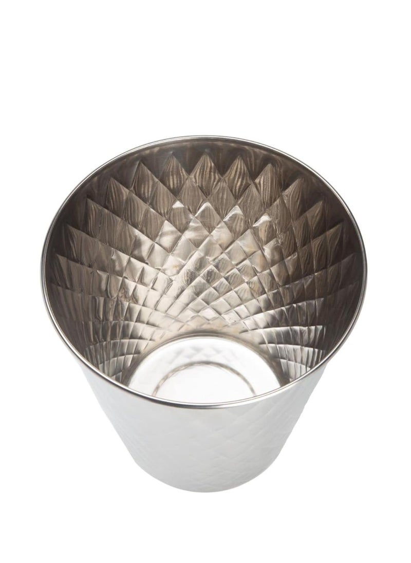 Sage Koncpt SAGE KONCPT Daimond Champagne Ice BucketCocktail Shaker Hammered Stainless Steel Professional Bartender Kit Bar Tool No Leak Perfect Gift for Wedding  - Image 4
