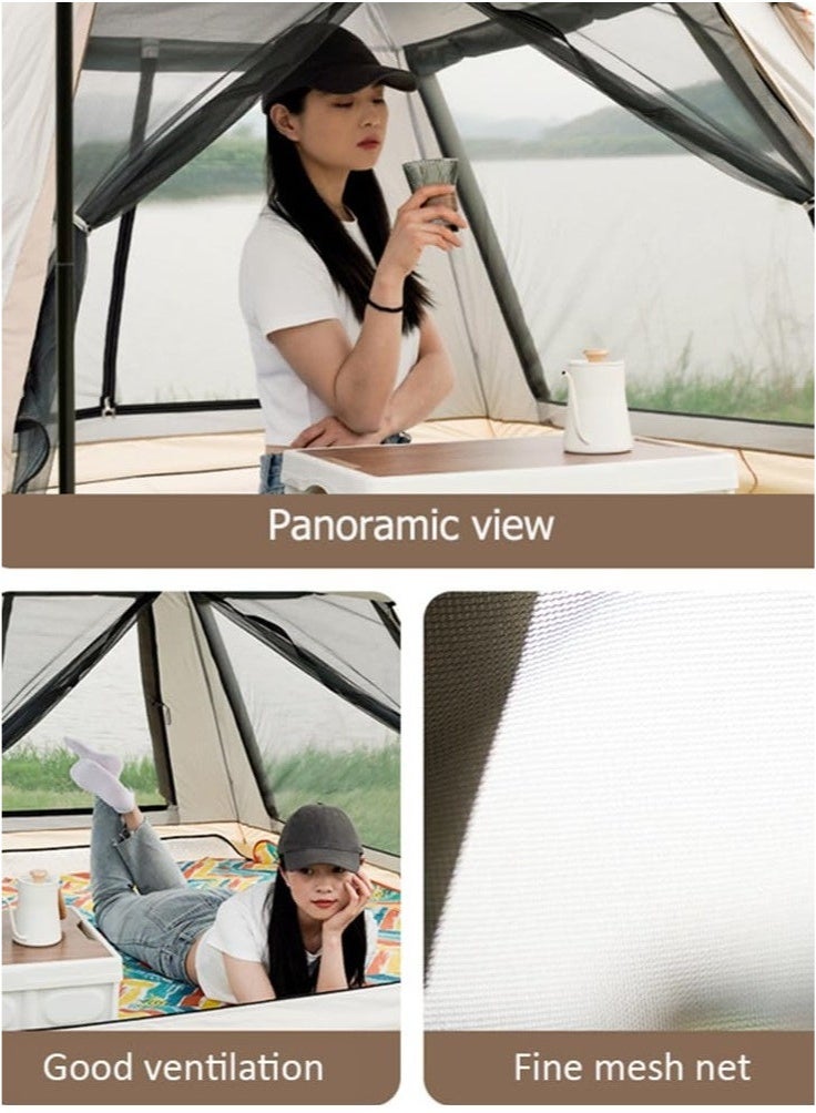 Mereza Camping Tent -5-8 Person , Pop Up Tent, Waterproof Windproof Easy Quick Set Up Tent, Perfect for Adult Outdoor, Hunting, Fishing, Hiking, Backpacking - Image 4