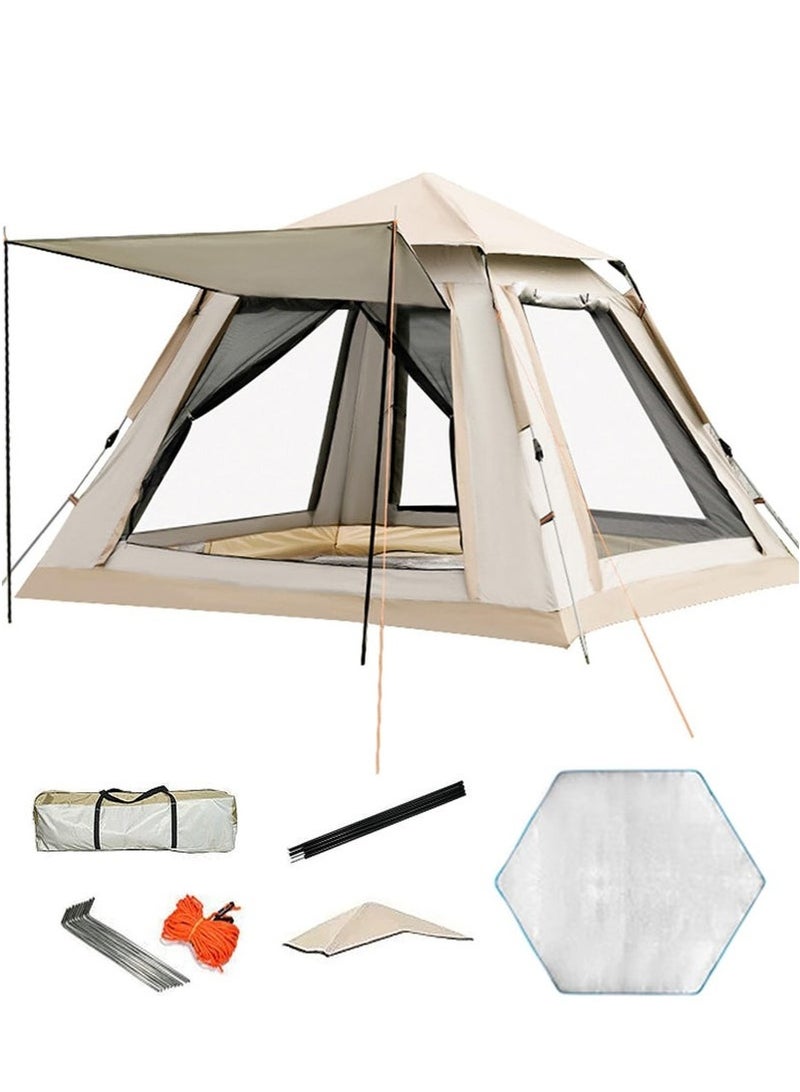 Mereza Camping Tent -5-8 Person , Pop Up Tent, Waterproof Windproof Easy Quick Set Up Tent, Perfect for Adult Outdoor, Hunting, Fishing, Hiking, Backpacking - Image 1