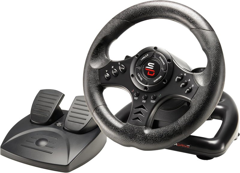 Subsonic Superdrive SV450 steering wheel with Pedals and Shifters Xbox Serie X / S, Switch, PS4, Xbox One, PC (programmable for all games) - Image 1