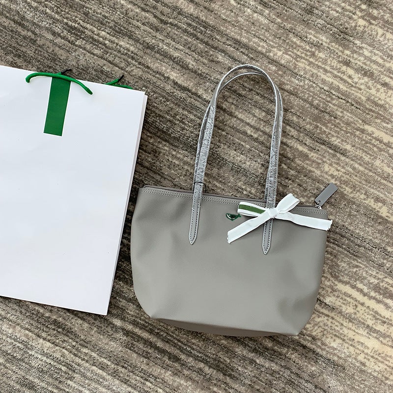 Fashion Crocodile PVC Tote Shoulder BagSmall size horizontal S-dark green Small size horizontal S-dark green  - Image 5