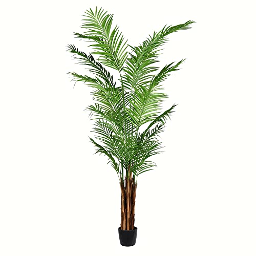 Vickerman Vickerman Everyday 8 Artificial Potted Giant Areca Palm Tree with 837 Leaves  Lifelike Home Or Office Decor  Premium Faux Potted Tree  Maintenance Free Tree