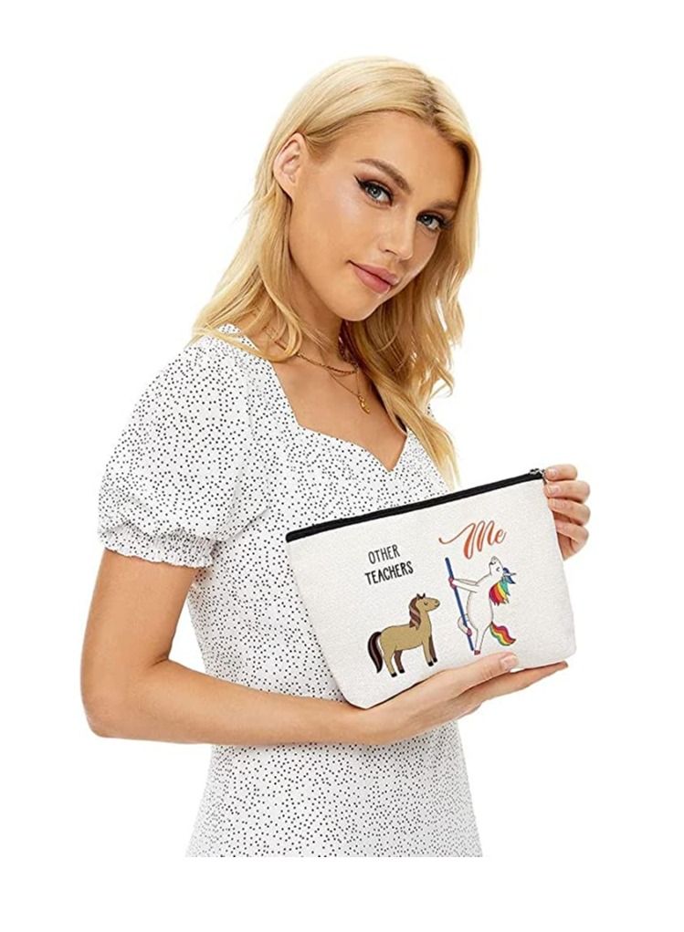 PRINTSHOP4ME Cosmetic bag gifts for Appreciation of Teachers on Teachers day design 5  - Image 2