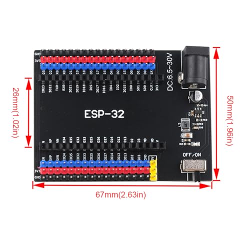 DIYmall ESP32 Expansion Board, ESP32-IO Sensor Expansion Shield for DIYmall ESP32-WROOM-32 ESP32 Development Board - Image 4