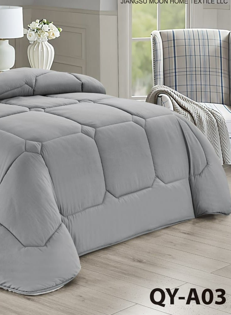 Moon Comforter Set Bedspread 6 Pieces Medium Filling Two Sides Microfiber 230x250 cm  - Image 3