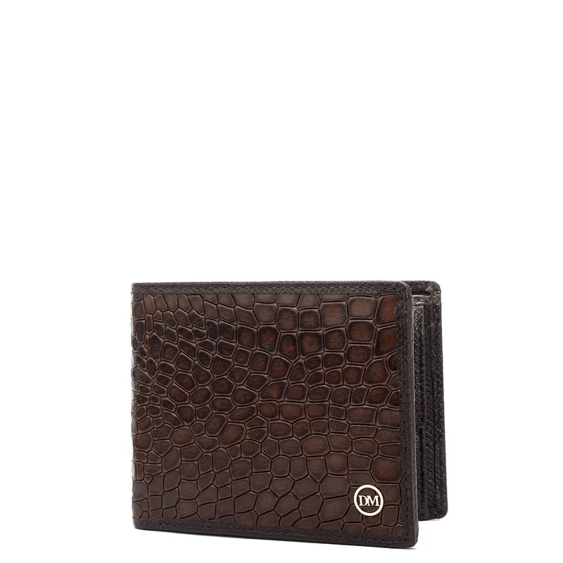 Da Milano  Brown Bifold Leather Mens Wallet for Men | Best Price UAE