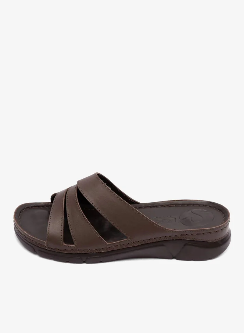 Comfort Plus  COMFOT PLUS WOMENS SANDALS WITH FLEXIBLE OUSOLE BROWN for Women | Best Price UAE