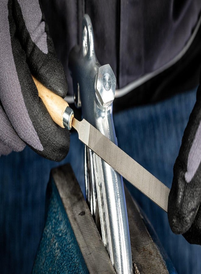 PFERD 4" Key File Set 265 K, 6-Piece - with Wooden Handles & Metal Storage Box - for Fine and Delicate Filing - Part 17010 - Image 2