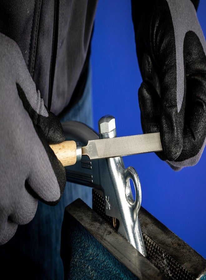 PFERD 4" Key File Set 265 K, 6-Piece - with Wooden Handles & Metal Storage Box - for Fine and Delicate Filing - Part 17010 - Image 3