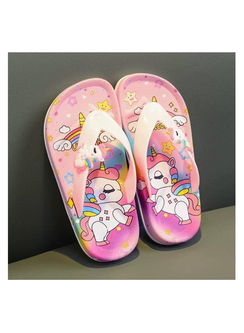 Girls Flip Flop Sandal for Kidd Outdoor Beach Pool Little Kids Slippers