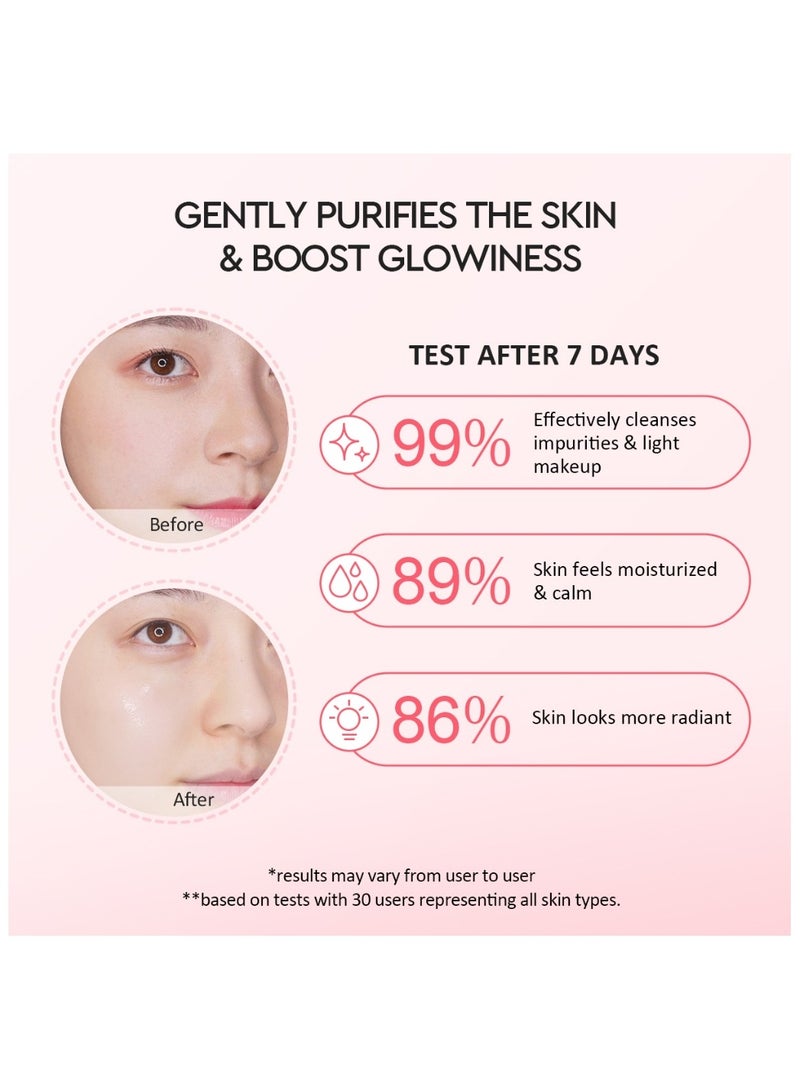 Glad2Glow Milk Amino Acid Gentle Cleanser Face Wash pencuci muka skincare sabun muka facial wash cleansing oil acne 80ml - Image 4