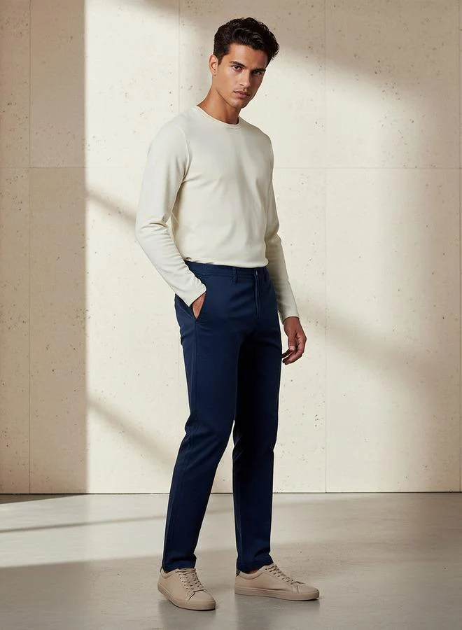 Splash FAV Smart Slim Fit Cotton Chinos
