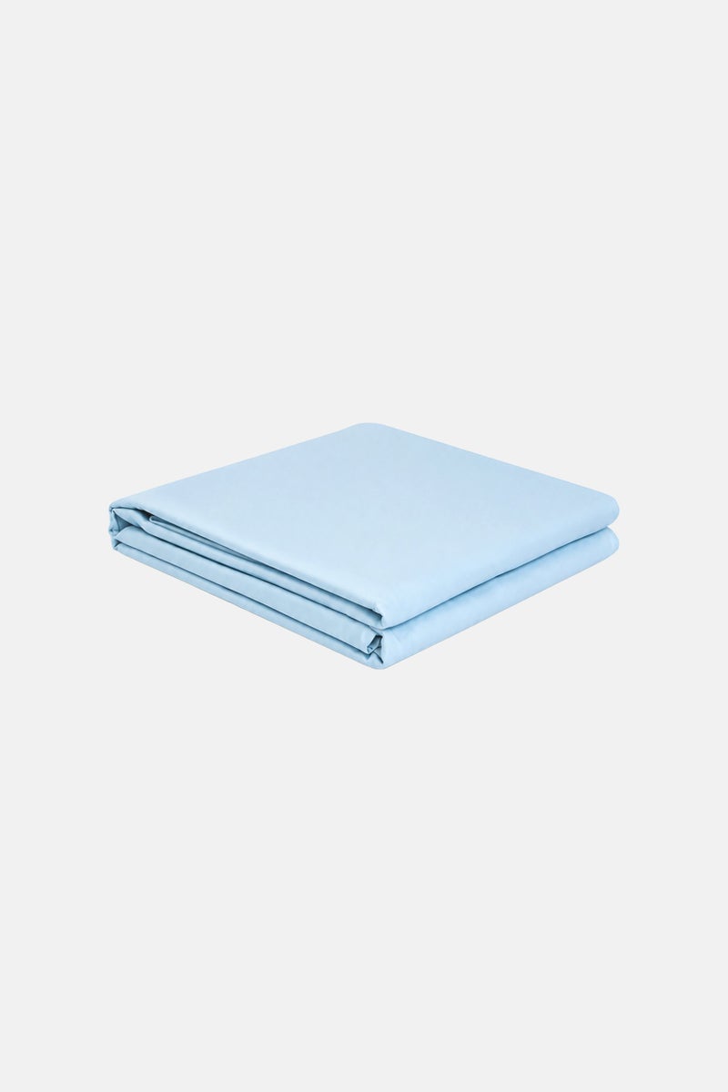 NINE WEST Cotton Duvet Cover Queen, Light Blue - Image 2