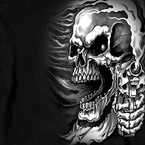 Hot Leathers mens Motorcycle GMD2076 Men s Assassin Black Long Sleeve Shirt, Black, XX-Large US - Image 5