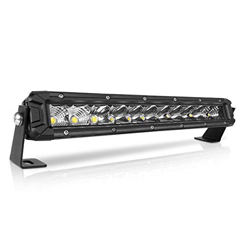 Rigidhorse 12 Inch LED Light Bar Single Row Flood SpotBeam Combo 10000LM Off Road LED Light Bar Driving Light for Pickup SUV ATV UTV Truck Roof Bumper - Image 1