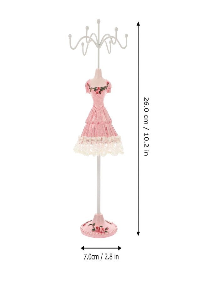 TENDYCOCO Jewelry Stand Mannequin Earring Holder Necklace Organizer Decorative Jewelry Rack for Home and Shop Display - Image 3