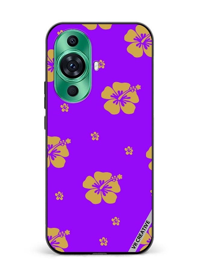 VR CREATIVE Protective Case Cover For Huawei nova 11 Hibiscus Design Multicolour - Image 1