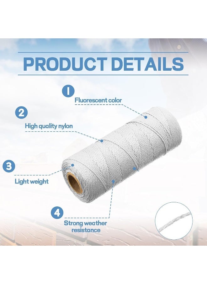Biella Twisted Mason Line Nylon Twine String Cord 200 Gram 1.Mm Dia For Netting Landscaping Home Improvement Diy Projects Crafting Masonry Gardening White  - Image 4