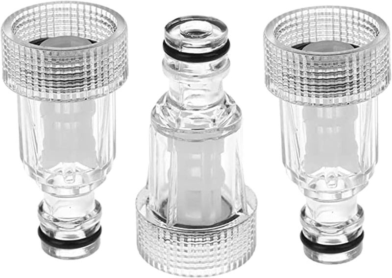 AQ AQSON AQSON 3 Pcs Plastic Pressure Washer Inlet Filter Water Filter for 3/4" Garden Hose Connectors - Image 1
