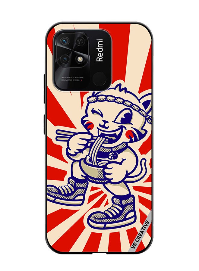 VR CREATIVE Protective Case Cover For Xiaomi Redmi 10C Fun Food Design Multicolour - Image 1