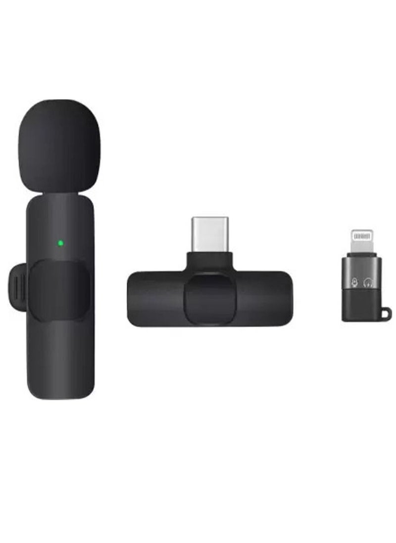 MOCOM Wireless Collar Mic for iPhone/iPad & Type C Supported Microphone lapel lavalier Microphone  - Image 2