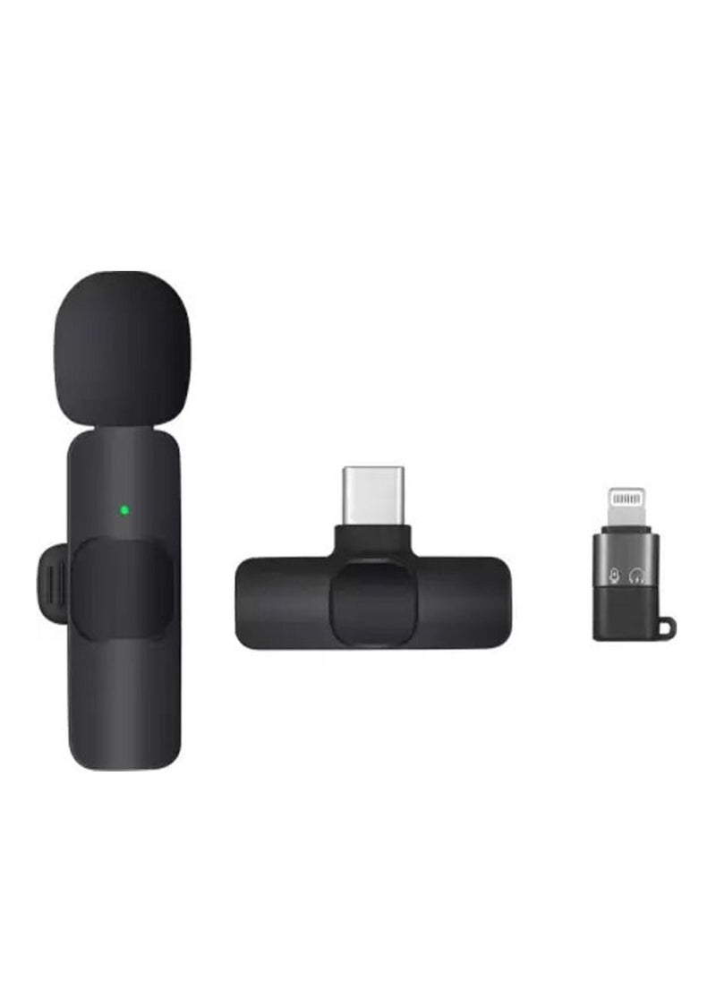 MOCOM Wireless Collar Mic for iPhone/iPad & Type C Supported Microphone lapel lavalier Microphone  - Image 4