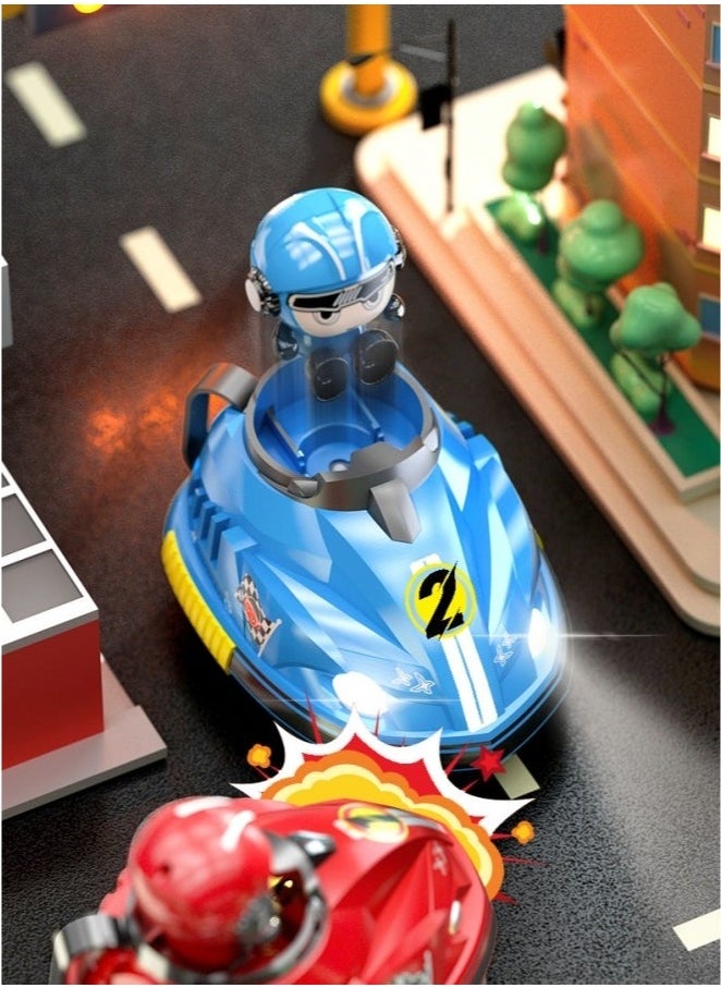 Two person remote control battle collision car parent-child interaction go kart drift catapult children's toy, dynamic music, and cool lighting. Come and have a happy game with your child
