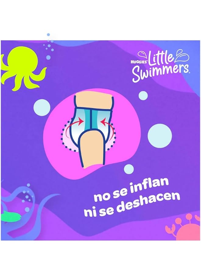 HUGGIES Little Swimmer Swim Pants Diaper Size Medium 11 - Image 5